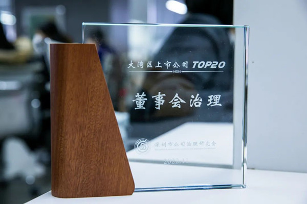 2022大灣區(qū)上市公司Top20董事會(huì)治理獎(jiǎng)
