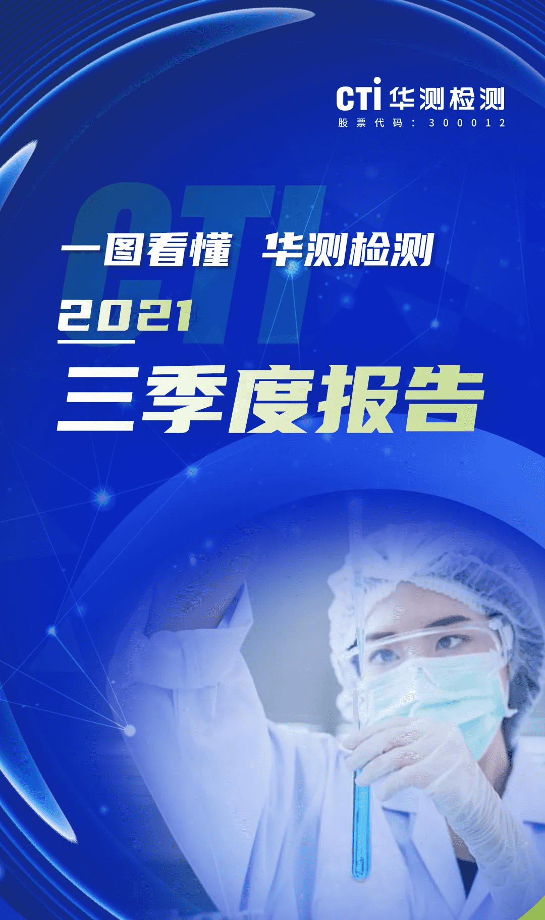 一圖看懂CTI華測檢測2021三季度報(bào)告